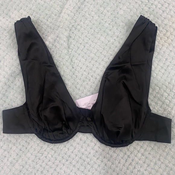 WeWoreWhat Tops - WeWoreWhat Underwire Silk Bra Top